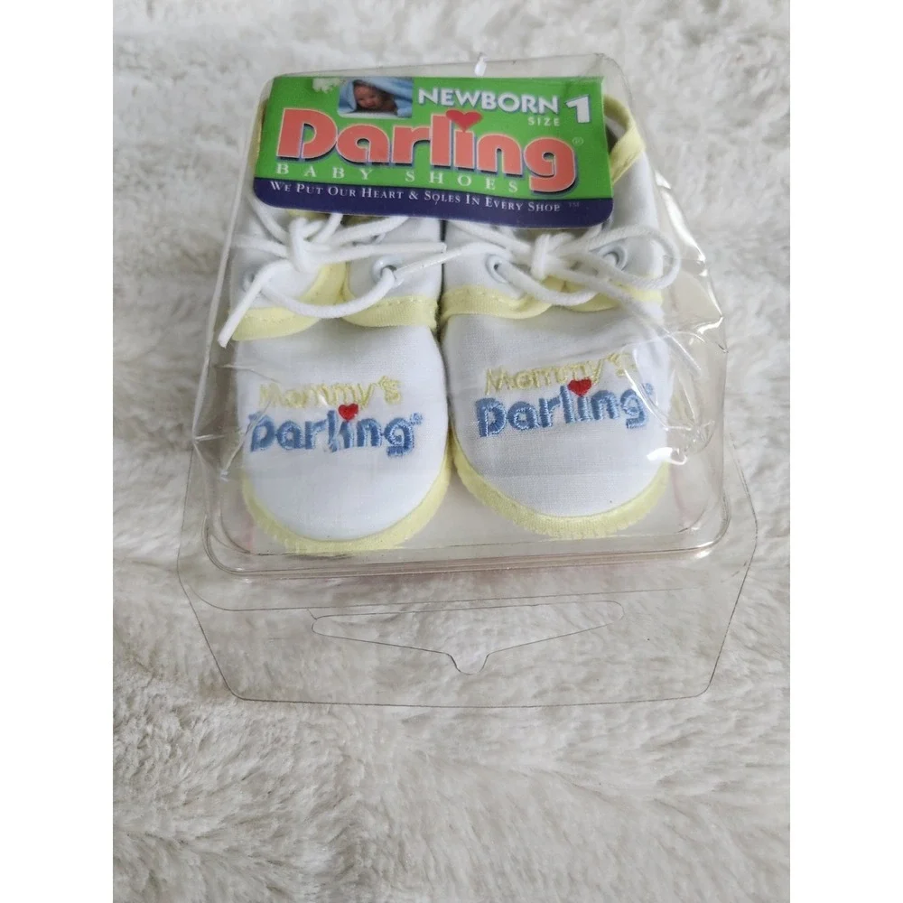 Vintage Infant Newborn Crib Shoes 